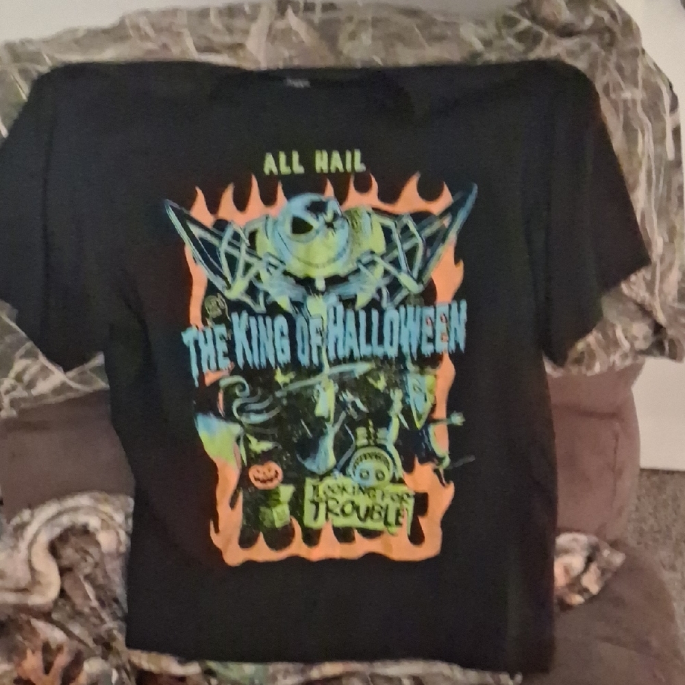 Disney Black Halloween 'All Hail The King of Halloween' Graphic Tee